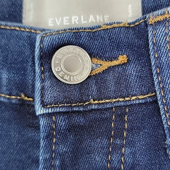 Everlane Ankle Cropped Mid-Rise Blue Denim Jeans 27 - Picture 6 of 12